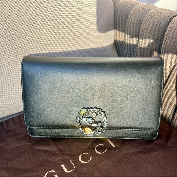Gucci Broadway Moon clutch bag with Swarovski Crystals - Picture 9 of 13